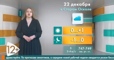 Погода в Старом Осколе на 22 декабря