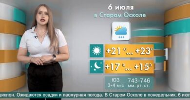 Погода в Старом Осколе на 6 июля