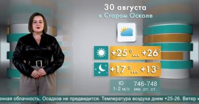 Погода в Старом Осколе на 30 августа
