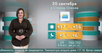 Погода в Старом Осколе на 30 сентября